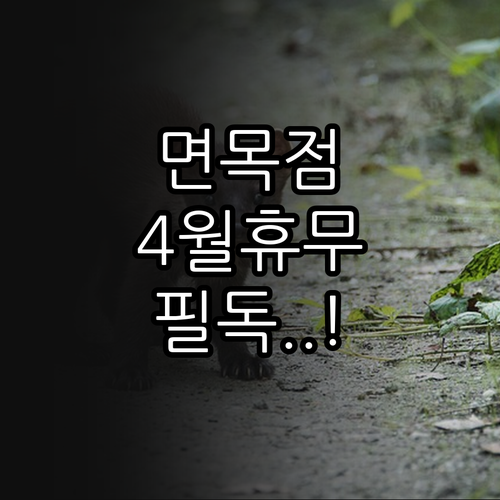 홈플러스 면목점 영업시간 및 4월 휴무일 주차 정산 방법 정리