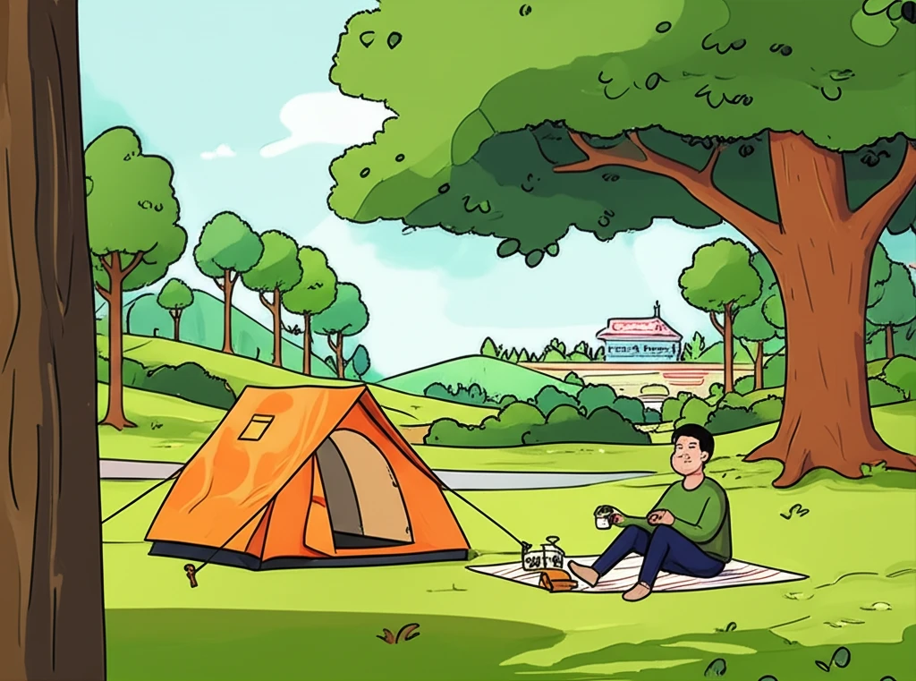 중랑캠핑숲 전경