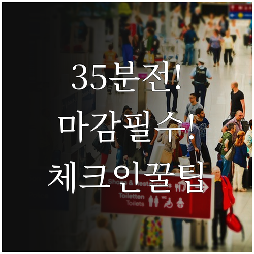 티웨이항공 온라인 체크인, 국내선 35분 전까지 마감