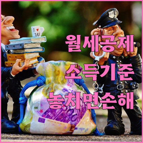 월세 세액공제 대상과 소득 기준 확인